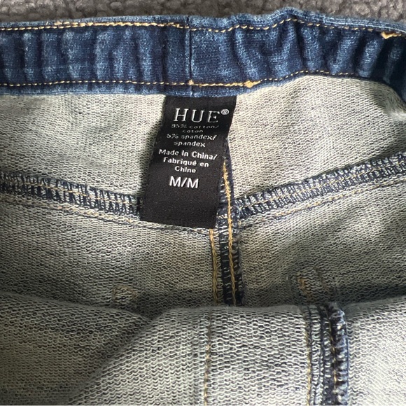 Hue Women's Stretch Slim Fit Pull On Denim Leggings Size M - Picture 7 of 10